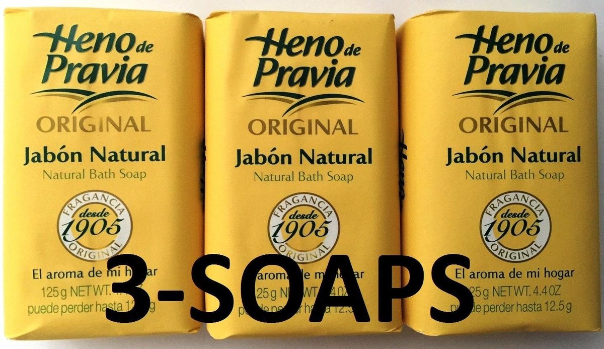 Heno de Pravia Natural Bath Soap – 4oz (Pack of 3) | Traditional Spanish Soap - görsel 2
