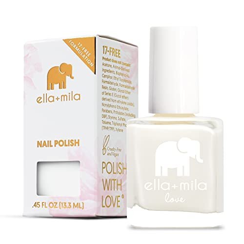 ella+mila Professional Nail Polish - Quick Dry, Long-Lasting & Chip Resistant - Pure Love (0.45 fl oz) - görsel 14