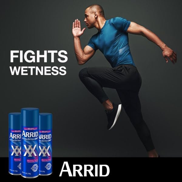 Arrid XX Morning Clean Aerosol Deodorant 6 oz (2-Pack) - Long-Lasting Antiperspirant & Deodorant for Men & Women Avelisse