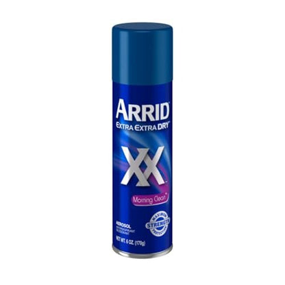 Arrid XX Morning Clean Aerosol Deodorant 6 oz (2-Pack) - Long-Lasting Antiperspirant & Deodorant for Men & Women Avelisse