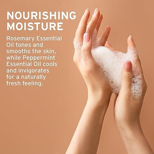 LIFE-FLO Magnesium Body Wash – Refreshing Peppermint & Rosemary Liquid Soap with Magnesium Chloride from the Zechstein Seabed, 16 oz Avelisse