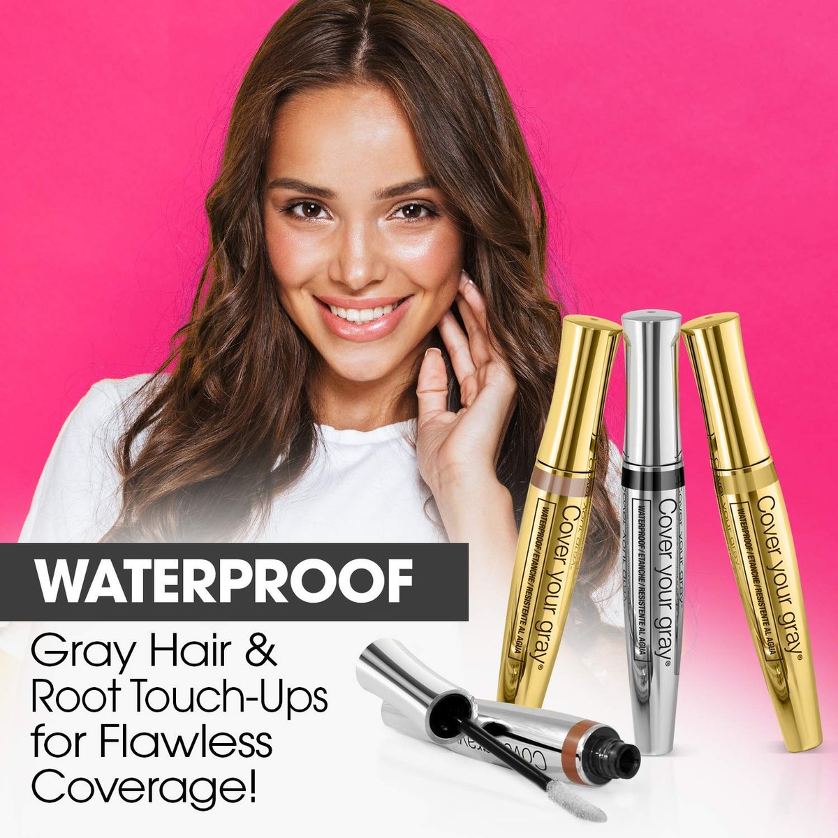Cover Your Gray Fill In Powder - Medium Brown | Instant Root Touch-Up for Hair - görsel 11