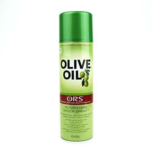 ORS Organic Root Stimulator Olive Oil Sheen Spray - 11.7 oz | Natural Hair Shine & Moisture - görsel 2