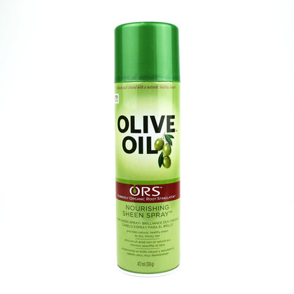 ORS Organic Root Stimulator Olive Oil Sheen Spray - 11.7 oz | Natural Hair Shine & Moisture