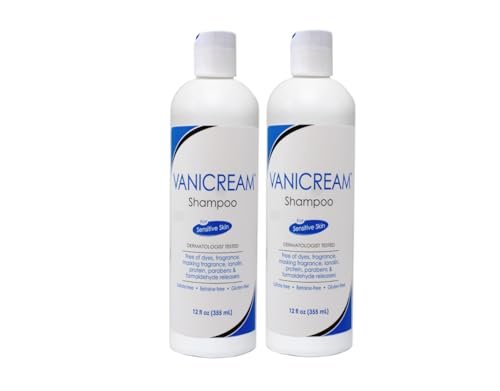 Vanicream Shampoo for Sensitive Skin – 12 oz (Pack of 2) – Gentle, Free & Clear Formula Avelisse