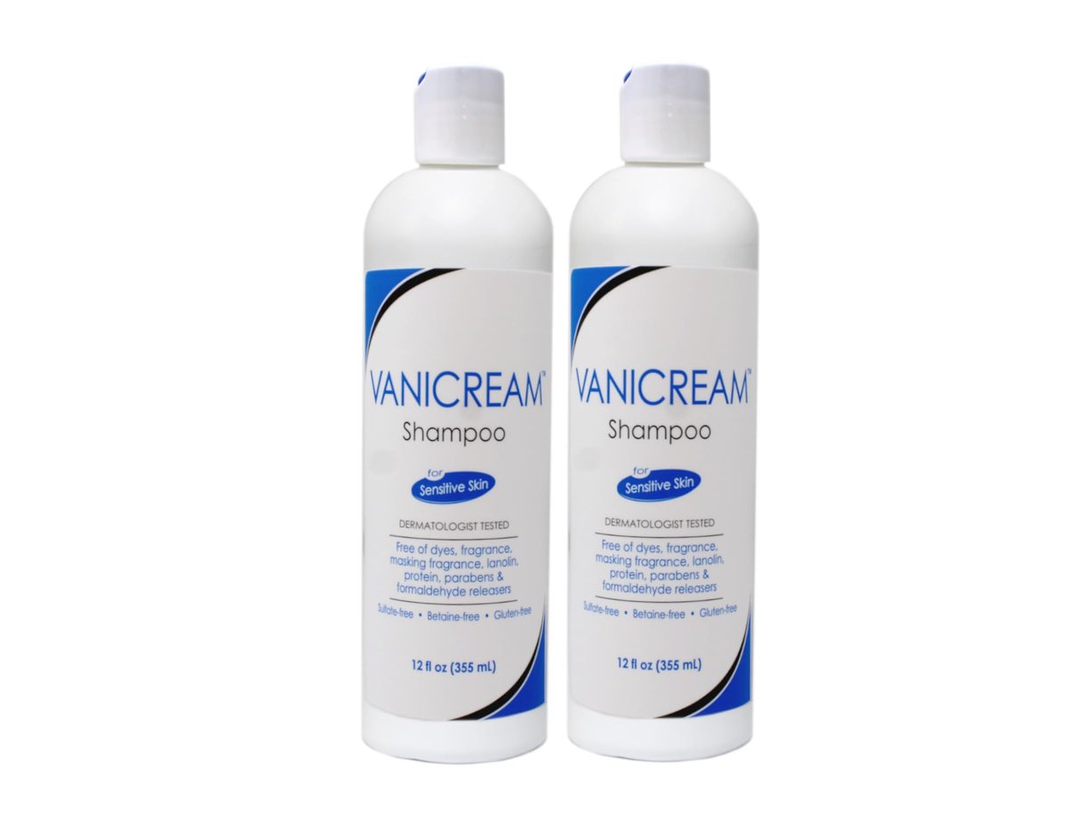 Vanicream Shampoo for Sensitive Skin – 12 oz (Pack of 2) – Gentle, Free & Clear Formula Avelisse