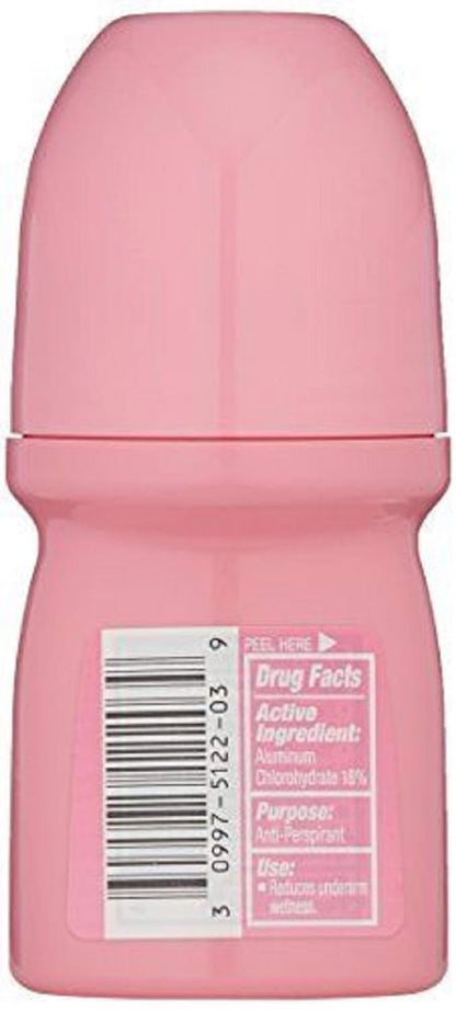 Hi & Dri Anti Perspirant Deodorant Roll On, Powder Fresh, 1.7 oz (Pack of 6) Avelisse