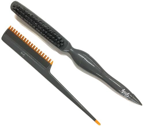 Goody Volume Boost Teasing Brush & Comb Set | Boar Bristle Damage-Free Root Lift & Backcombing Tool for Volumizing & Texture | Works on All Hair Types - görsel 4