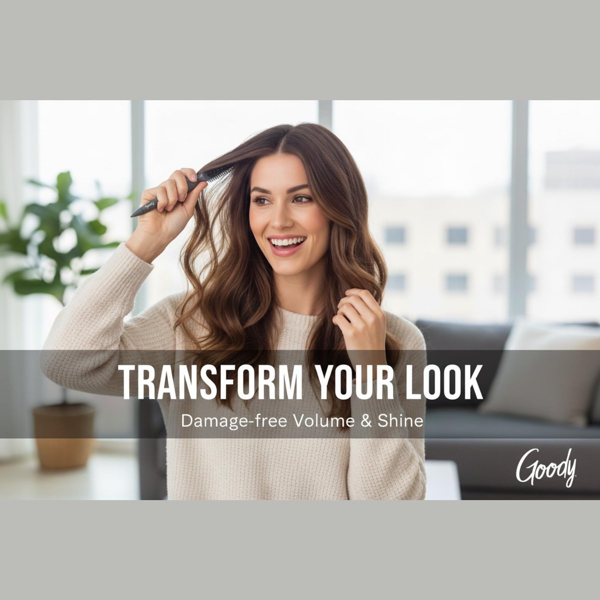Goody Volume Boost Teasing Brush & Comb Set | Boar Bristle Damage-Free Root Lift & Backcombing Tool for Volumizing & Texture | Works on All Hair Types - görsel 9