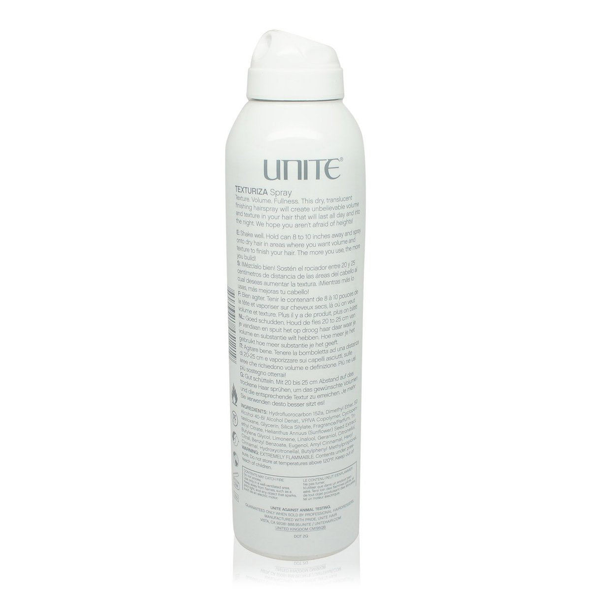 UNITE Hair TEXTURIZA Texturizing Spray – Dry Finishing Spray for Weightless Volume, Texture & Medium Workable Hold – UV & Thermal Protection – 7 oz Avelisse
