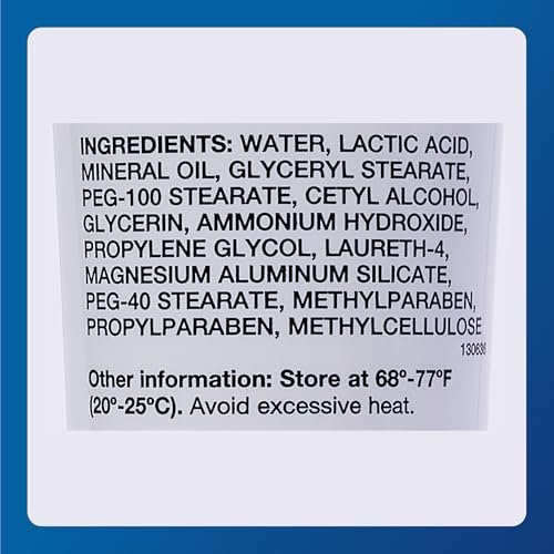 Major Ammonium Lactate 12% Moisturizing Cream – Lactic Acid Cream for Rough, Dry Skin – Fragrance-Free, 4.9 oz (Pack of 2) Avelisse