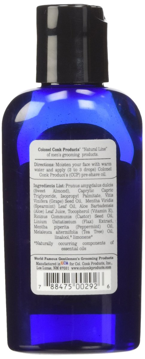 Colonel Conk Pre-Shave Oil – 2 fl oz | Smooth Shave Prep for Men - görsel 3