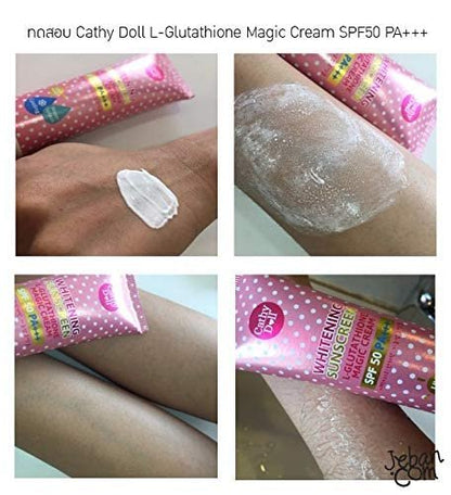 Cathy Doll L-Glutathione Magic Cream SPF 50 Whitening Sunscreen – 138ml