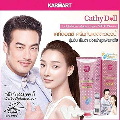 Cathy Doll L-Glutathione Magic Cream SPF 50 Whitening Sunscreen – 138ml