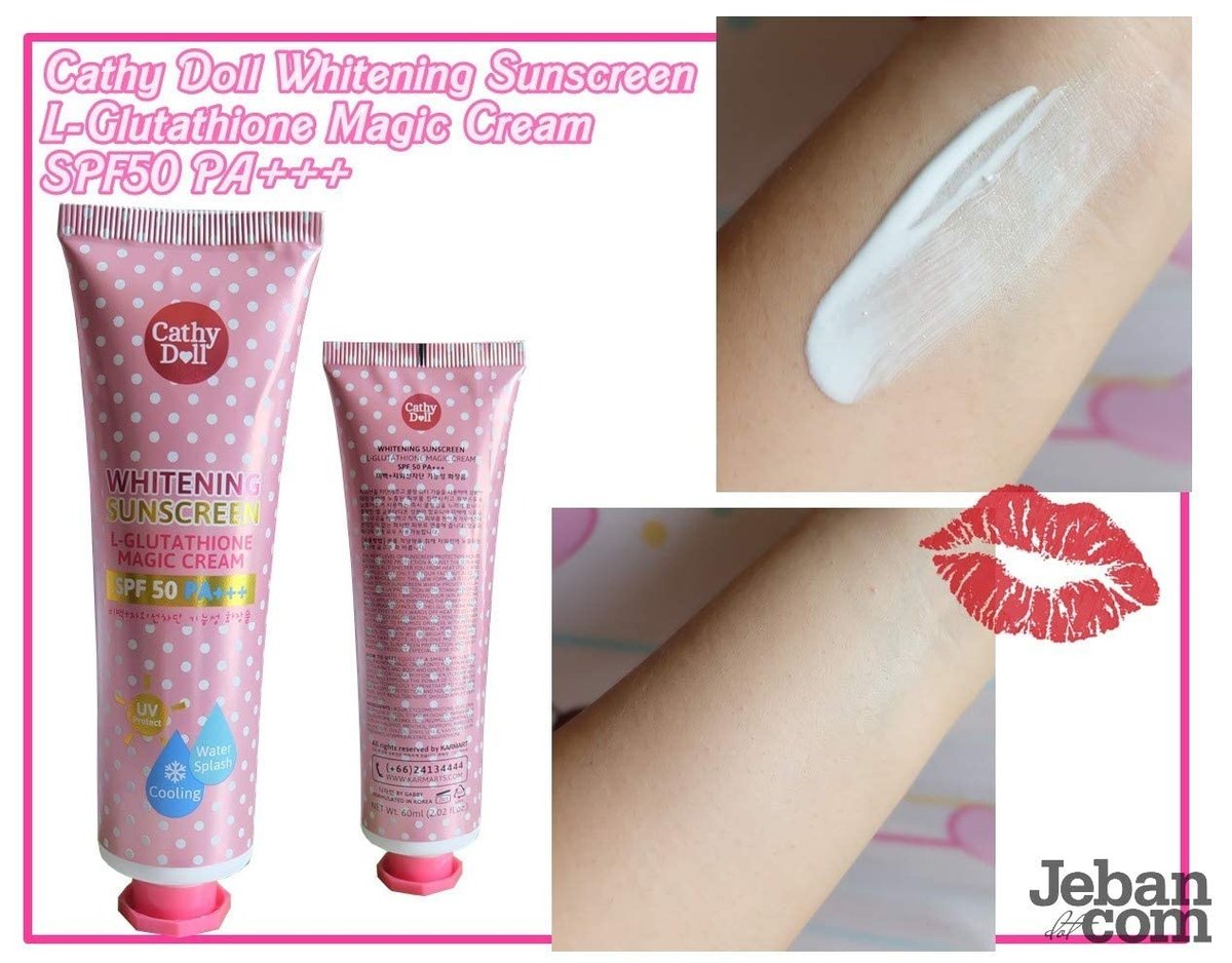Cathy Doll L-Glutathione Magic Cream SPF 50 Whitening Sunscreen – 138ml - görsel 5