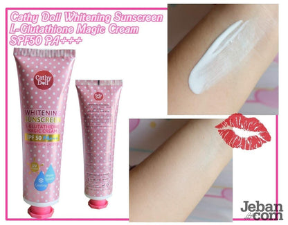 Cathy Doll L-Glutathione Magic Cream SPF 50 Whitening Sunscreen – 138ml
