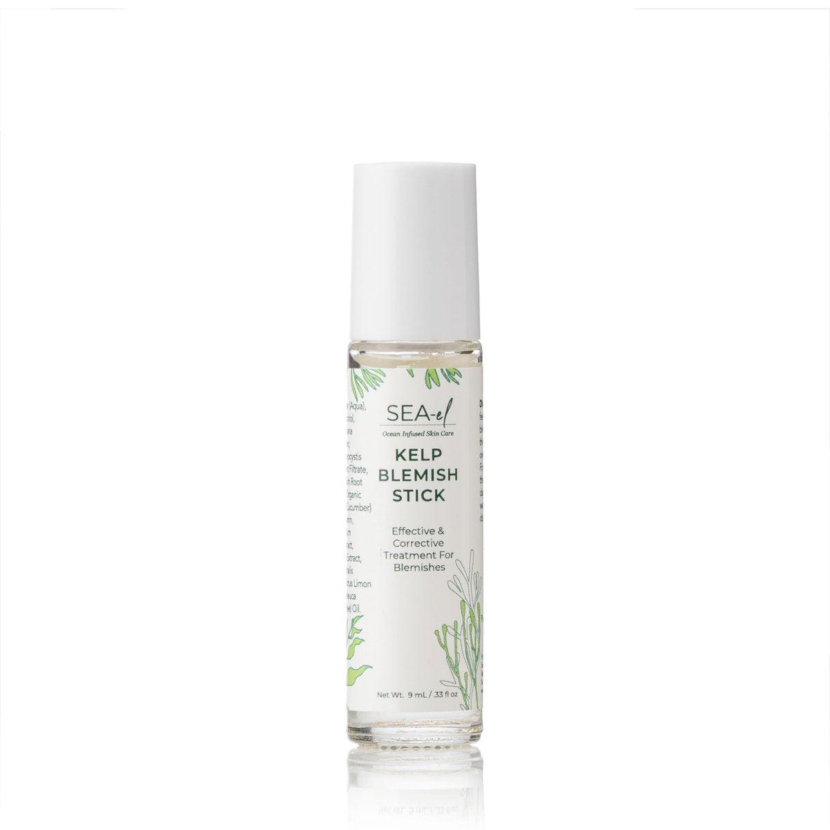 Sea El Kelp Blemish Stick - Acne Spot Treatment with Witch Hazel, Rosemary & Tea Tree Oil for All Skin Types, .33 oz - görsel 1
