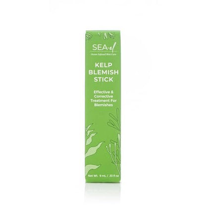 Sea El Kelp Blemish Stick - Acne Spot Treatment with Witch Hazel, Rosemary & Tea Tree Oil for All Skin Types, .33 oz