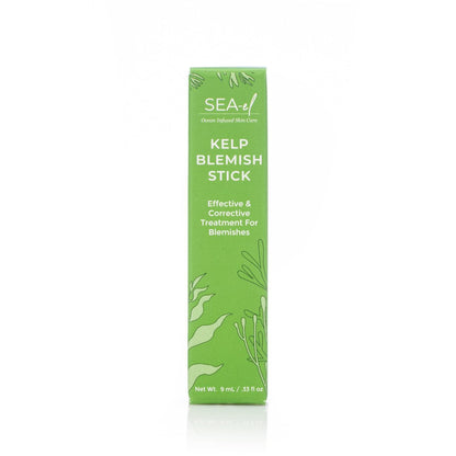 Sea El Kelp Blemish Stick - Acne Spot Treatment with Witch Hazel, Rosemary & Tea Tree Oil for All Skin Types, .33 oz