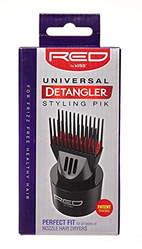 Universal Detangling Blow Dryer Hair Styling Pik – Compatible with All Hair Dryers by Red by Kiss - görsel 11