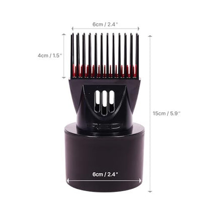 Universal Detangling Blow Dryer Hair Styling Pik – Compatible with All Hair Dryers by Red by Kiss