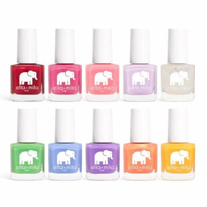 ella+mila Professional Nail Polish Set - 10 Pack Quick Dry, Vegan, Non-Toxic Nail Lacquer (Me Collection) Avelisse