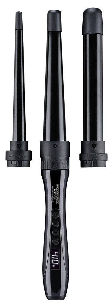Paul Mitchell Pro Tools Express Ion Unclipped 3-in-1 Ceramic Interchangeable Curling Wand – 3 Barrels for Versatile Hairstyles Avelisse