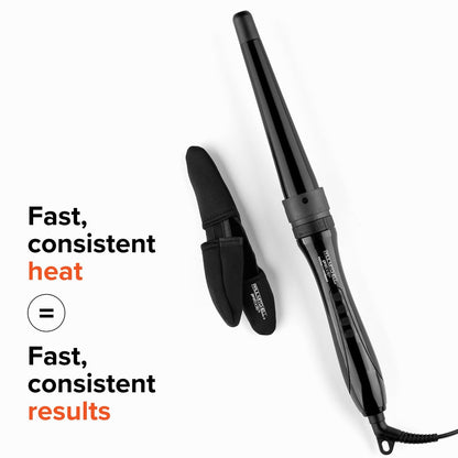 Paul Mitchell Pro Tools Express Ion Unclipped 3-in-1 Ceramic Interchangeable Curling Wand – 3 Barrels for Versatile Hairstyles Avelisse