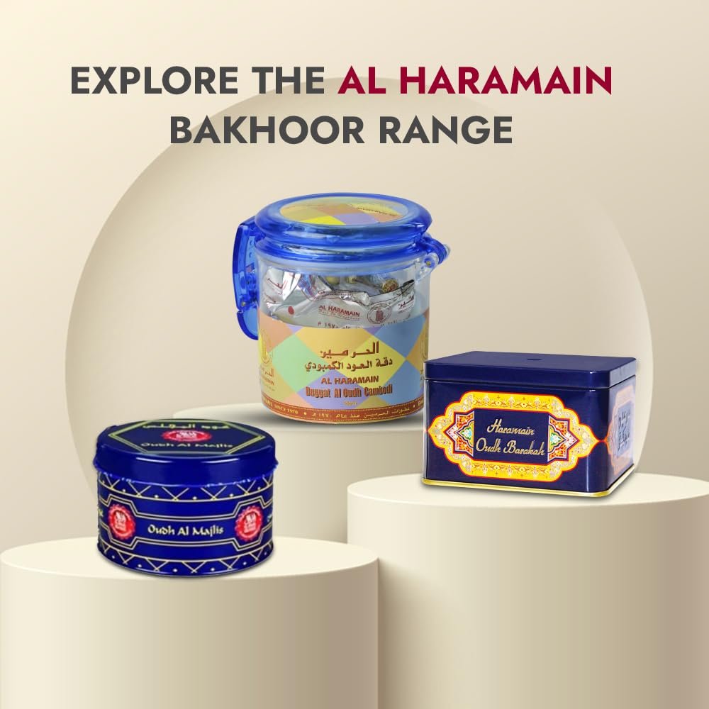 Al Haramain Bukhoor Incense Bakhoor 50g - Premium Arabic Oud Fragrance Avelisse