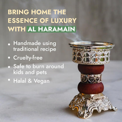 Al Haramain Bukhoor Incense Bakhoor 50g - Premium Arabic Oud Fragrance Avelisse