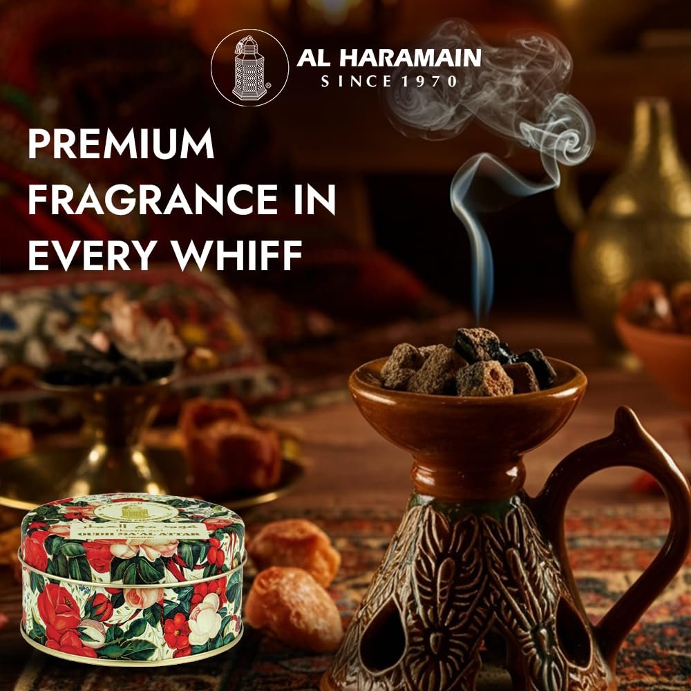 Al Haramain Bukhoor Incense Bakhoor 50g - Premium Arabic Oud Fragrance Avelisse