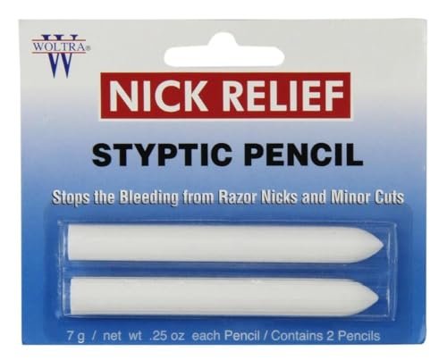 Nick Relief Styptic Pencil Twin Pack – Fast Blood Stopper for Minor Cuts & Nicks - görsel 2