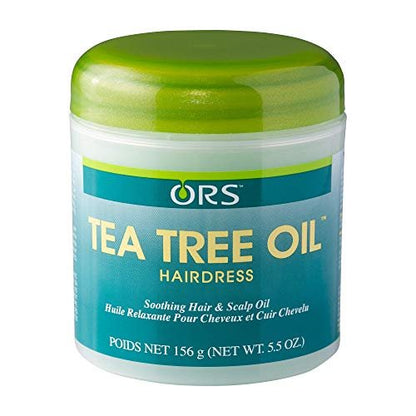 ORS Tea Tree Oil Hairdress - 5.5 oz (Pack of 2) for Healthy Scalp & Hair