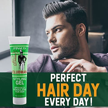 Clubman Styling Gel for Men – Firm Hold, – Classic Scent: A fresh, masculine fragrance that is not overpowering. – Image 4
