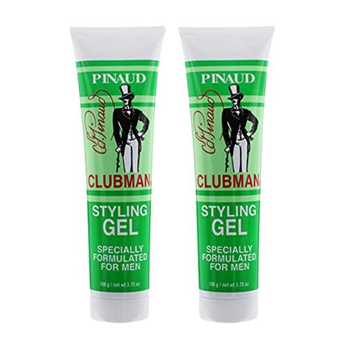 Clubman Styling Gel for Men – Firm Hold, – Non-Flaking Formula: Dries clear and stays put without leaving – Image 2