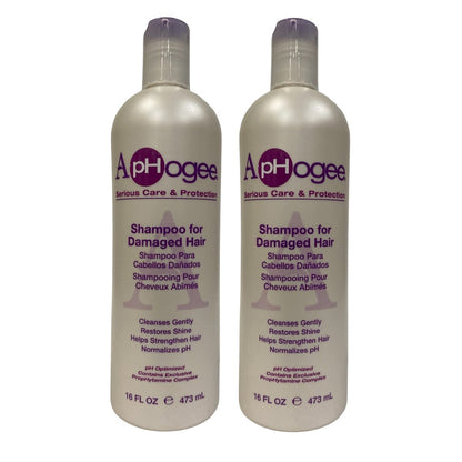 ApHogee Shampoo for Damaged Hair – 16 oz (Pack of 2)