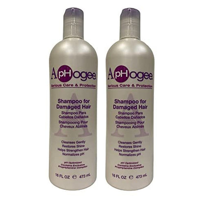ApHogee Shampoo for Damaged Hair – 16 oz (Pack of 2)