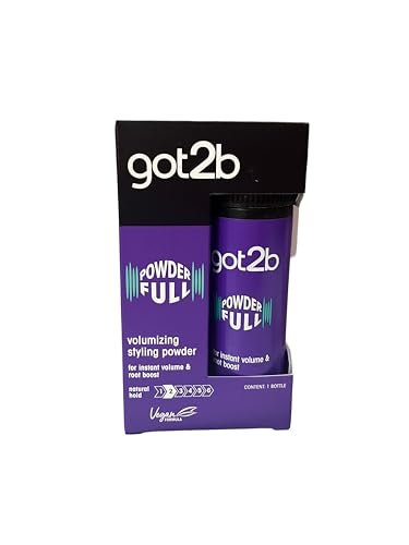 Got2b Powderful Volumizing Styling Powder - 0.35 oz (2 Pack) - Root Lifting Powder for Voluminous Hair Avelisse