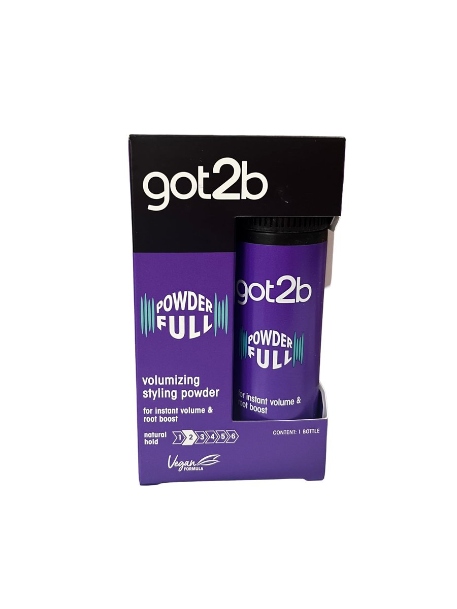 Got2b Powderful Volumizing Styling Powder - 0.35 oz (2 Pack) - Root Lifting Powder for Voluminous Hair Avelisse