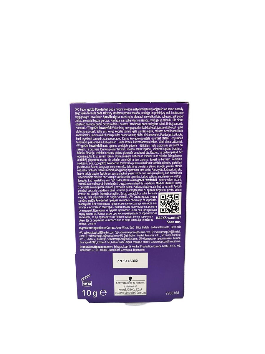 Got2b Powderful Volumizing Styling Powder - 0.35 oz (2 Pack) - Root Lifting Powder for Voluminous Hair Avelisse