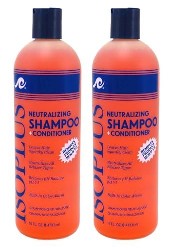 Isoplus Neutralizing Shampoo + Conditioner 16 Ounce (473ml) (2 Pack) - pH Balanced Hair Care Set Avelisse