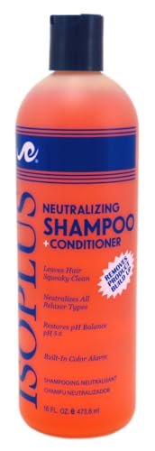 Isoplus Neutralizing Shampoo + Conditioner 16 Ounce (473ml) (2 Pack) - pH Balanced Hair Care Set Avelisse