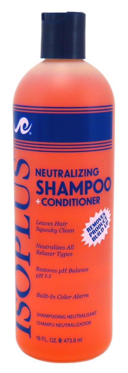 Isoplus Neutralizing Shampoo + Conditioner 16 Ounce (473ml) (2 Pack) - pH Balanced Hair Care Set Avelisse