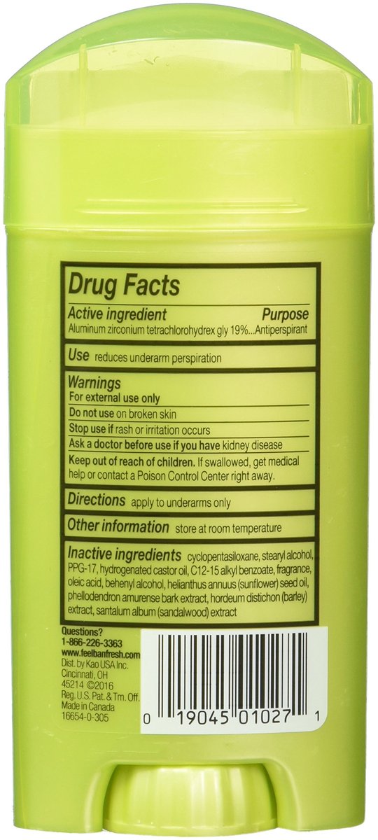 Ban Deodorant Invisible Solid Powder Fresh 2.6 Ounce (Pack of 2) - Antiperspirant & Deodorant for Men & Women - görsel 3
