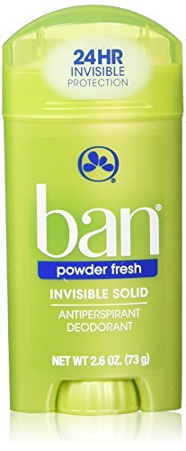Ban Deodorant Invisible Solid Powder Fresh 2.6 Ounce (Pack of 2) - Antiperspirant & Deodorant for Men & Women - görsel 2
