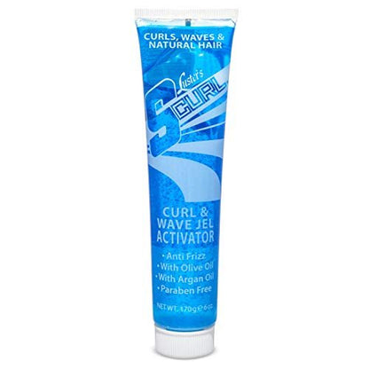 Luster's S-Curl Wave Jel & Activator 6 Ounce (177ml) (2 Pack) Avelisse