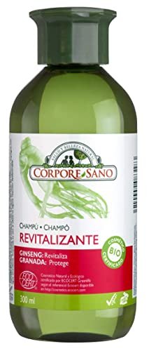 Corpore Sano Revitalizing Shampoo with Ginseng & Pomegranate - Certified Organic, No Parabens - 10.1 fl oz - görsel 4