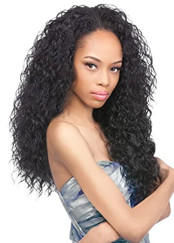 Outre Quick Weave Synthetic Half Wig - Peruvian-1 (Color #1, Off Black) Avelisse