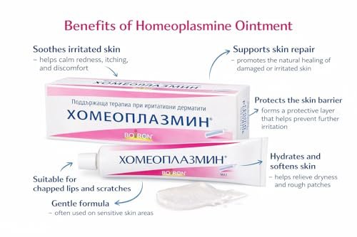 Homeoplasmine, XL - 40g Magic Cream - For Dry Skin, Irritations, for Soft Lips! [The Original French Packaging] Avelisse