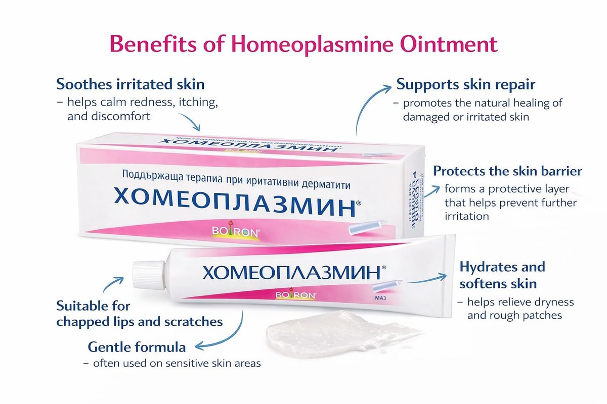Homeoplasmine, XL - 40g Magic Cream - For Dry Skin, Irritations, for Soft Lips! [The Original French Packaging] Avelisse